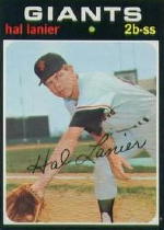 1971 Topps Baseball Cards      181     Hal Lanier